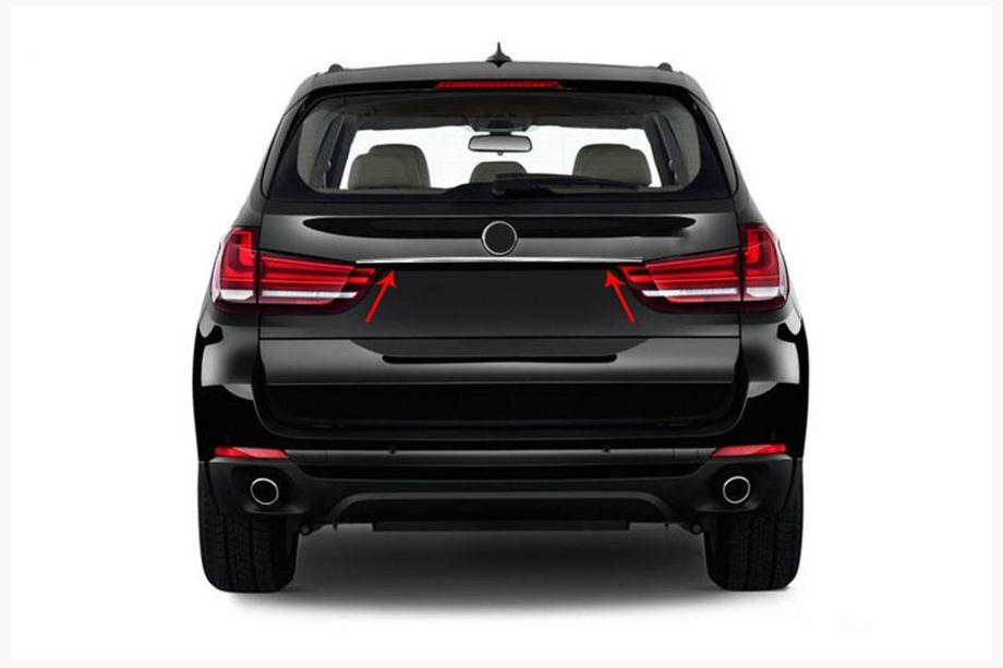 BMW X5 F15 2013-2018 Chromleiste über dem Kennzeichen (Edelstahl) Image