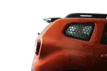 Renault Duster 2018-2024 Fensterblenden hinten OmsaLine (2 Stk, ABS) Foto 1