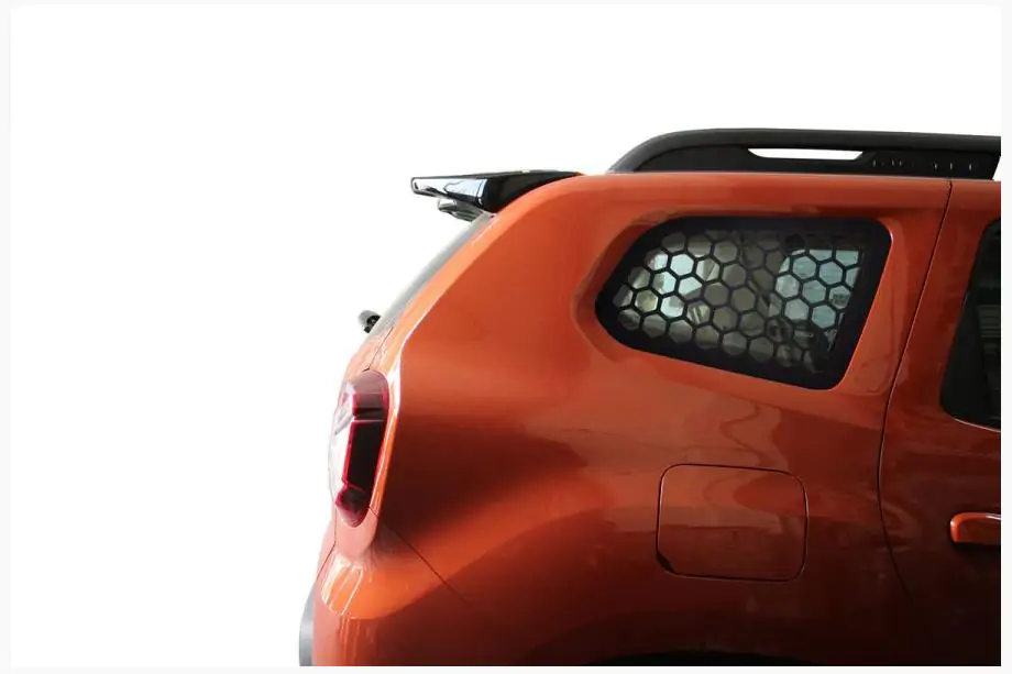 Renault Duster 2018-2024 Fensterblenden hinten OmsaLine (2 Stk, ABS) Image