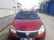 Dacia Sandero 2007-2013 Windschutzscheibenblende (LED, Schwarz Matt) Foto 2