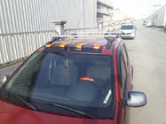Renault Sandero 2007-2013 Windschutzscheibenblende (LED, Schwarz Matt) Foto 1