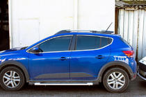 Dacia Sandero 2021- Fensterzierleisten komplett (14-tlg, Edelstahl) Foto 2