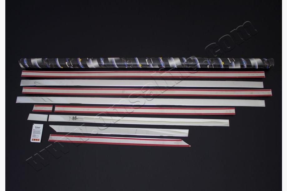 Peugeot Boxer 2006-2025 Untere Fensterzierleisten Edelstahl Set Langer Radstand Foto 2