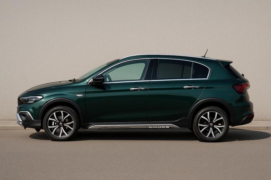 Fiat Tipo Cross 2021- Komplette Fensterumrandung Edelstahl Image