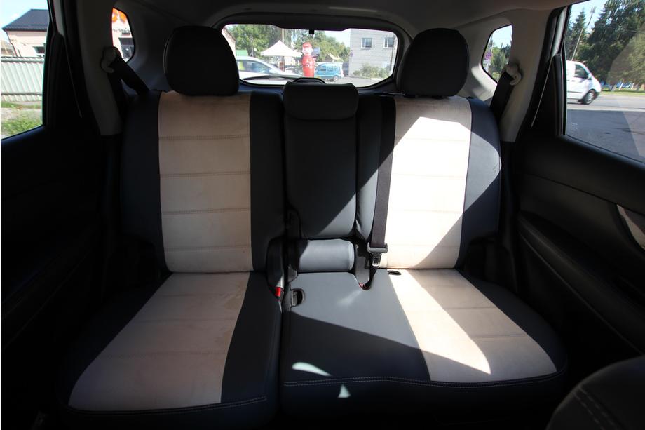 Nissan X-trail T32/Rogue 2014-2021 Autositzbezüge Kunstleder+Stoff+Alcantara Antara A0013 (Komplettset) Foto 2