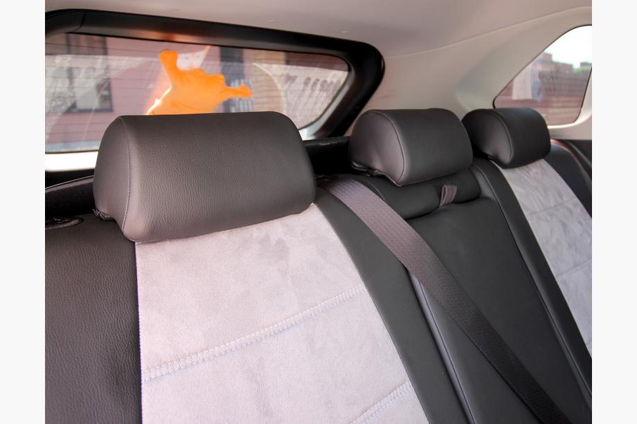 Toyota Rav 4 2019–2025 Autositzbezüge Kunstleder+Stoff+Alcantara Antara A0010 (Komplettset) Foto 10