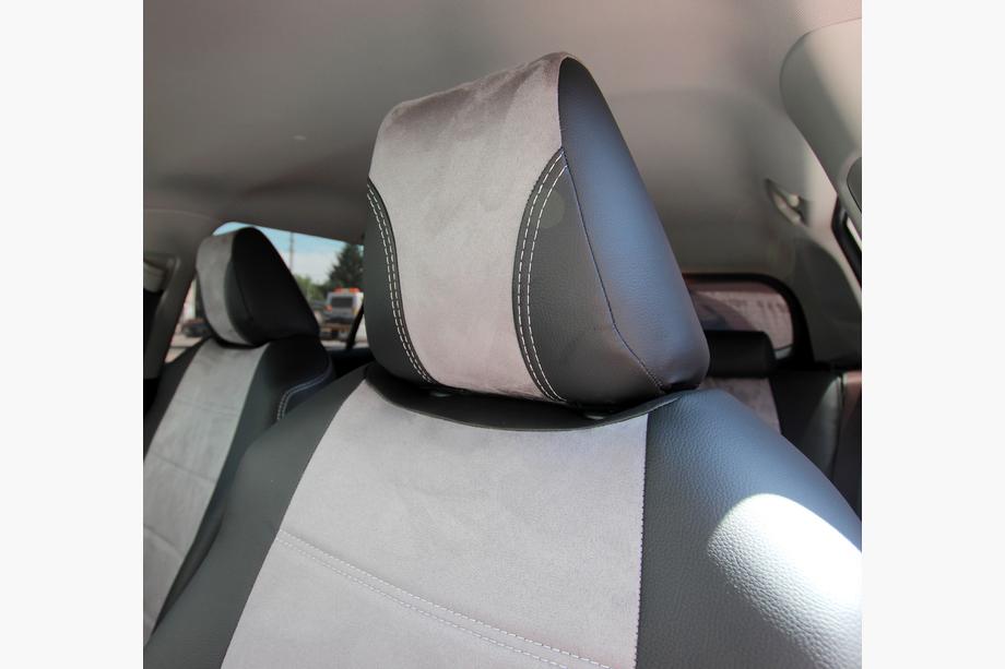 Toyota Rav 4 2019–2025 Autositzbezüge Kunstleder+Stoff+Alcantara Antara A0010 (Komplettset) Foto 12