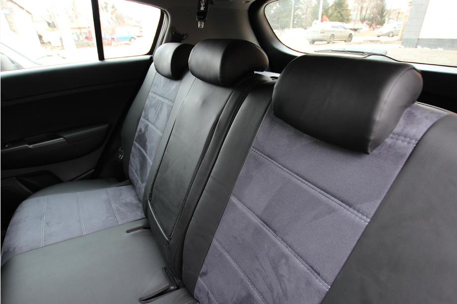 Kia Sportage 2021- Autositzbezüge Kunstleder+Stoff+Alcantara Antara A0010 (Komplettset) Foto 5