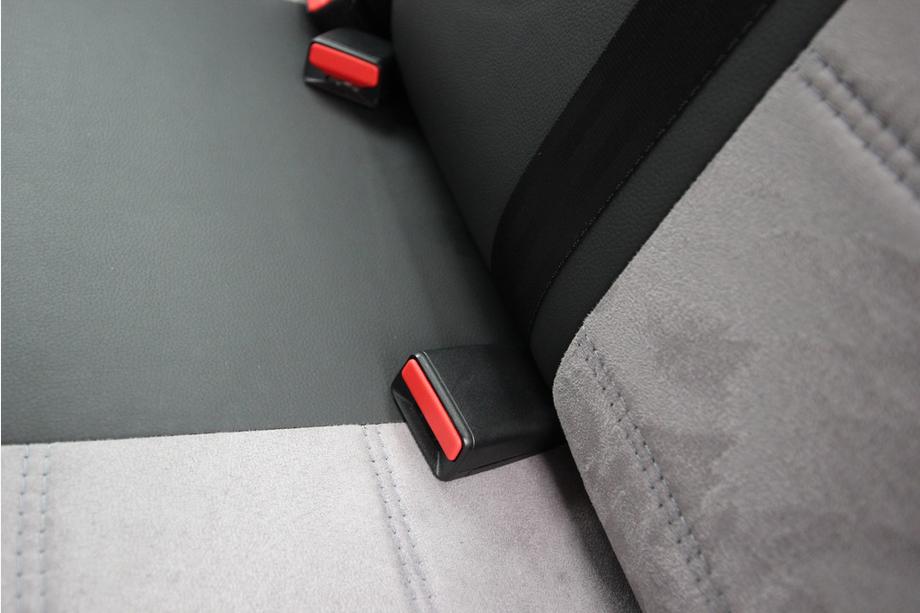 Citroen C-Elysee 2013-2022 Autositzbezüge Kunstleder+Stoff+Alcantara Antara A0010 (Komplettset) Foto 2