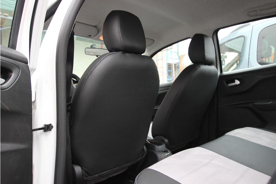 Citroen C-Elysee 2013-2022 Autositzbezüge Kunstleder+Stoff+Alcantara Antara A0010 (Komplettset) Foto 15