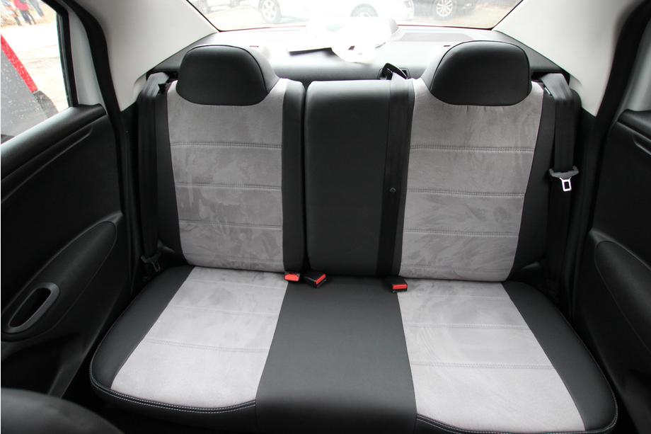 Citroen C-Elysee 2013-2022 Autositzbezüge Kunstleder+Stoff+Alcantara Antara A0010 (Komplettset) Foto 4