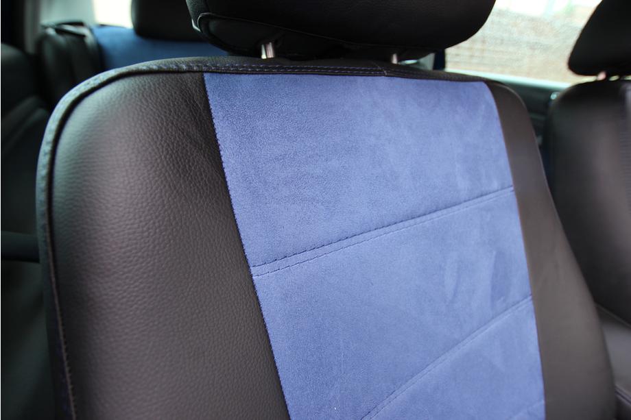 Volkswagen Passat B5 1997-2005 Autositzbezüge Kunstleder+Stoff+Alcantara Antara A006 (Komplettset) Foto 3