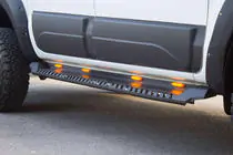 Ford Ranger 2007-2011 Seitenstufen Dakar V1 mit LED (2 Stk, Metall) Foto 2
