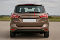 Ford B-Max 2012-2017 Chromleiste über dem Kennzeichen (Edelstahl) Foto 1