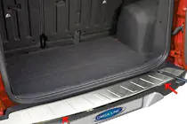 Ford Ecosport 2013-2022 Heckstoßstangenabdeckung Edelstahl (2013-2017) Foto 1