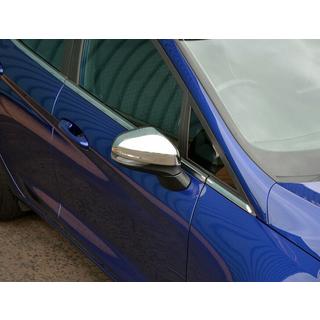 Spiegelabdeckungen (2 Stk, Edelstahl) Ford Fiesta 2017-
