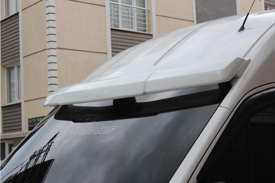 Ford Transit 2014- Frontscheiben-Sonnenblende V2 (zum Kleben, lackierbar) Image