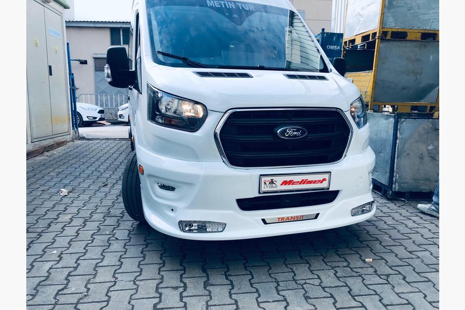 Ford Transit 2014- Frontstoßstangenlippe ERA (2019+, grundiert zum Lackieren) Foto 1