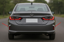 Honda City 2021- Reflektorblenden Heckstoßstange SD (2 Stk, Edelstahl) Foto 1
