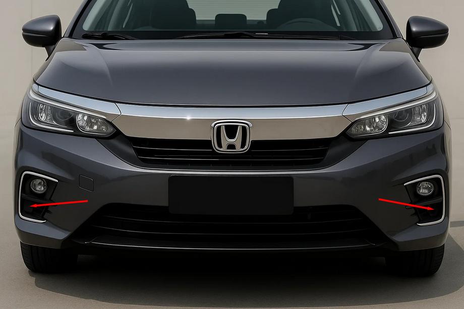 Honda City 2021- Nebelscheinwerfer Blenden SD (2 Stk, Edelstahl) Image