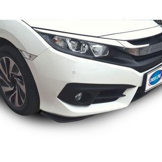 Frontstoßstangen Flaps (2 Stk, schwarz) Honda Civic Sedan X 2016-2021 Foto 1