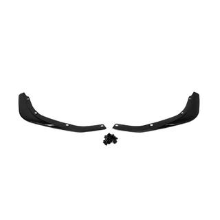 Frontstoßstangen Flaps (2 Stk, schwarz) Honda Civic Sedan X 2016-2021 Foto 2