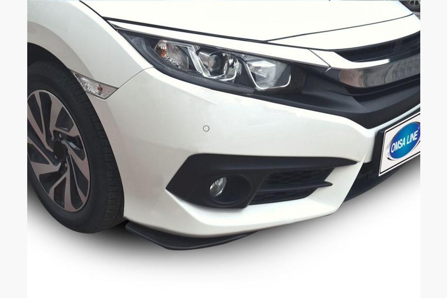 Honda Civic Sedan X 2016-2021 Frontstoßstangen Flaps (2 Stk, schwarz) Image