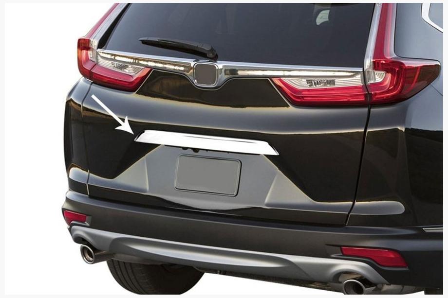 Honda CRV 2017-2022 Chromleiste über dem Kennzeichen (Edelstahl) Image