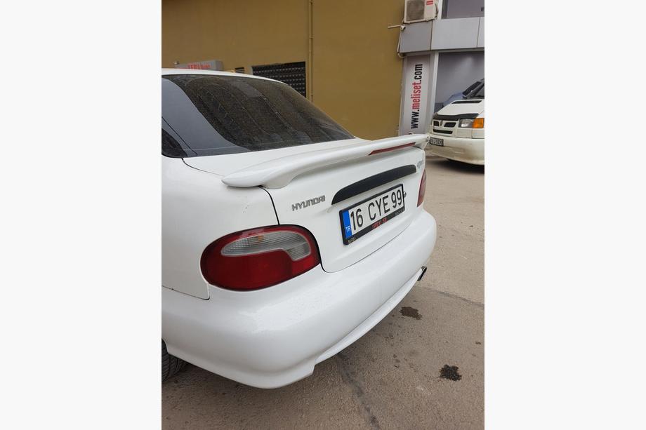 Hyundai Accent 1994-1999 Heckspoiler Meliset (grundiert zum Lackieren) Image