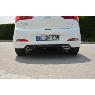 Heckschürze Meliset (grundiert zum Lackieren) Hyundai I-20 2014-2020 Foto 1