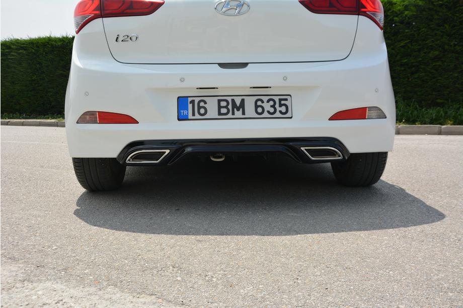 Hyundai I-20 2014-2020 Heckschürze Meliset (grundiert zum Lackieren) Image