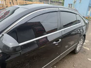 Volkswagen Passat B6 2006-2012 Windabweiser mit Chromleisten SD (EU, 4 Stk, Niken) Foto 1