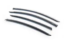 Volkswagen Passat B6 2006-2012 Windabweiser mit Chromleisten SD (EU, 4 Stk, Niken) Foto 5