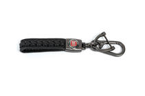 Fiat Leder Schlüsselanhänger V2 mit Fiat Logo Foto 1