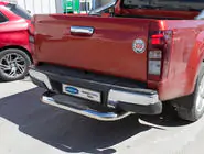 Isuzu D-Max 2019- Heckschutz Amazon Silber (76 mm, Edelstahl) Foto 2