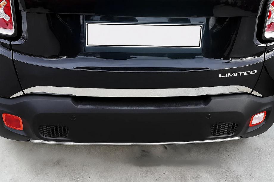 Jeep Renegade 2014- Kofferraumleiste 2019 (3 Stk, Edelstahl) Image