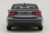 Kia Cerato 3 2013-2018 Chromleiste über dem Kennzeichen für Sedan (Edelstahl) Foto 1