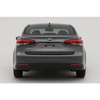 Chromleiste über dem Kennzeichen für Sedan (Edelstahl) Kia Cerato 3 2013-2018 Foto 1