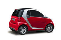 Smart 2007-2014 Chromleiste über dem Kennzeichen Foto 1