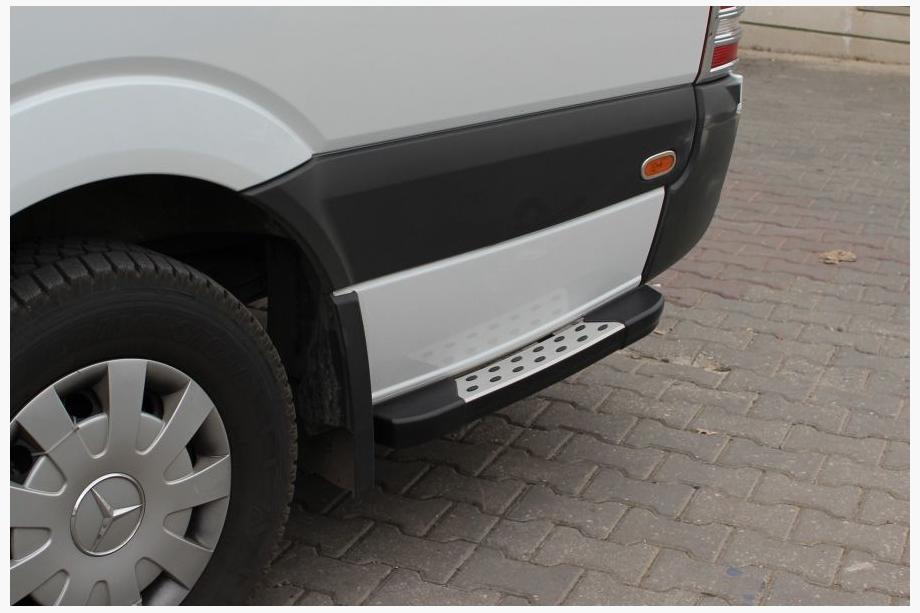 Mercedes Sprinter W901/902/903/904/905 1995–2006 Seitenschweller DOT-Line hinter dem Rad (2 Stk., Alu) Image