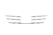 Renault Megane IV 2016-2025 Chrom Kühlergrill Abdeckungen 2021+ (5 Stk, Edelstahl) OmsaLine - Italienischer Edelstahl Foto 3