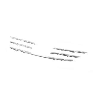 Chrom Kühlergrill Abdeckungen 2021+ (5 Stk, Edelstahl) Renault Megane IV 2016-2025 Foto 4