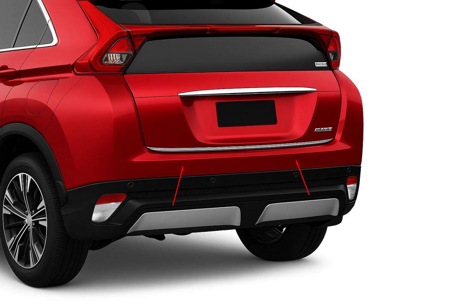 Mitsubishi Eclipse Cross 2017- Kofferraumleiste Edelstahl Image