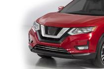 Nissan X-trail T32/Rogue 2014-2021 Zierleisten für Kühlergrill Stoßstange (2017-2021, 2 Stk, Edelstahl) Foto 1