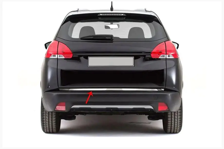 Peugeot 2008 2013-2019 Kofferraumleiste Edelstahl Image