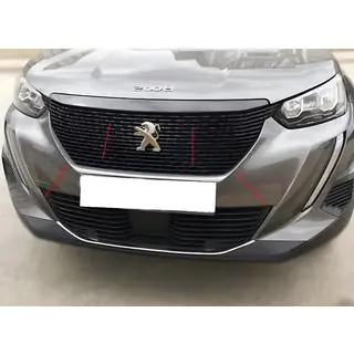 Kühlergrill Blenden (3 Stk, Edelstahl) Peugeot 2008 2019- Foto 1
