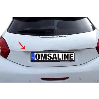 Chromleiste über dem Kennzeichen OmsaLine (Edelstahl)