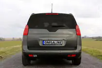 Peugeot 5008 2009-2016 Chromleiste über dem Kennzeichen OmsaLine (Edelstahl) Foto 1