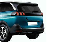 Peugeot 5008 2016-2023 Chromleiste über dem Kennzeichen OmsaLine (Edelstahl) Foto 1