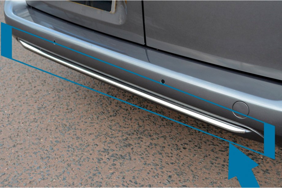 Peugeot Partner/Rifter 2019- Heckstoßstangenleiste Edelstahl Image